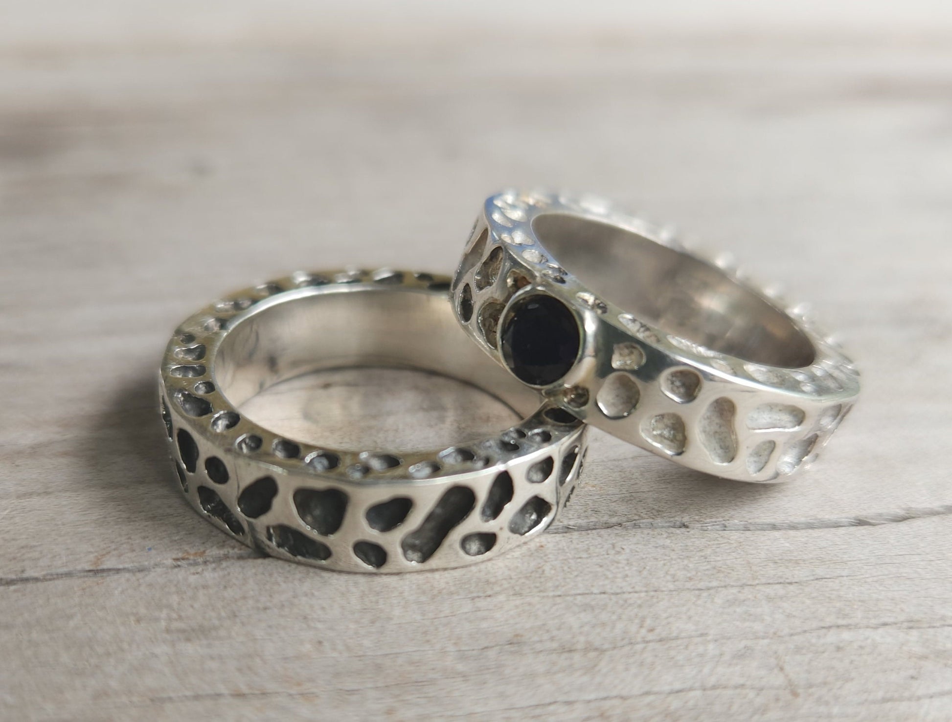 Nugget ring,chunky,Sterling silver,industrial,thick rustic ,hammered ,wedding band, unisex,men's fashion,handmade,steampunk,designer,