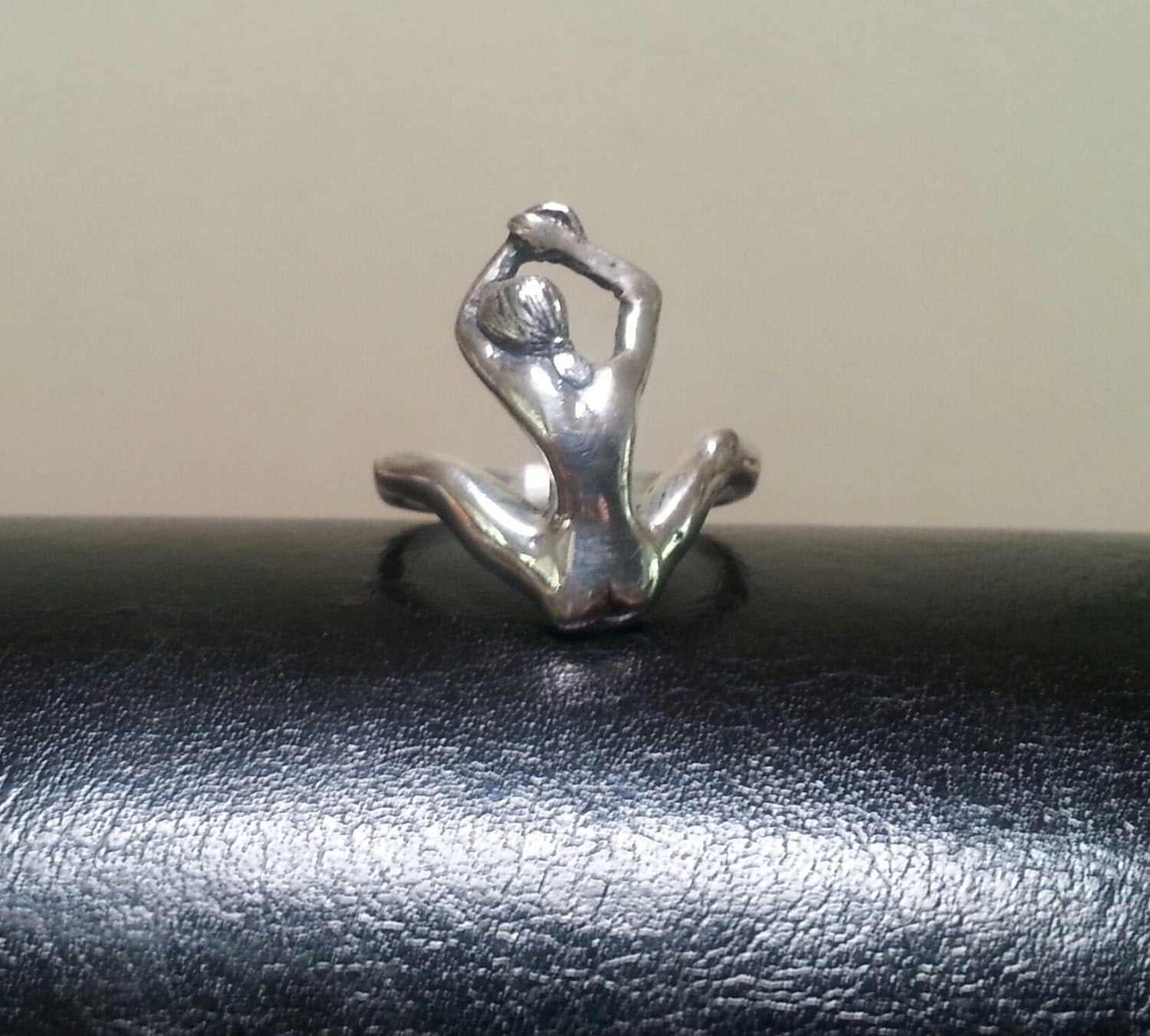 naked lady,unisex ring,sterling silver, art nouveau,designer,handmade ring,ladies body, goddess,gothic, victorian, ring boho, gypsy, hippy,