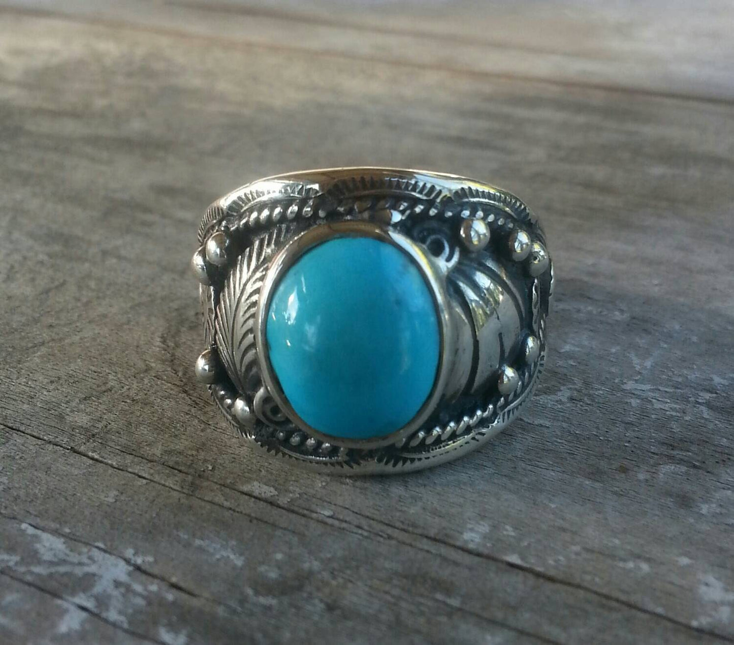 Onyx ring,sterling silver,unisex,Navajo Indian style,wedding ring,flat ring,new age,black stone ring,crystal,boho,tribal,leaf design,handmad