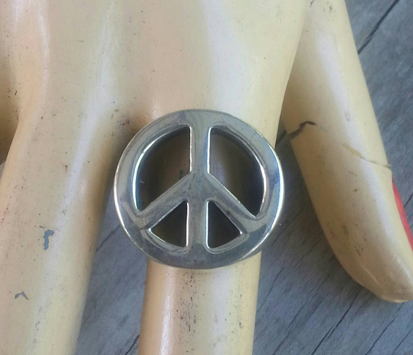 peace ring,chunky,large peace sign,sterling silver,hippy,rockabilly, hipster,signet, alternative,hand made,retro,boho,love,gypsy,