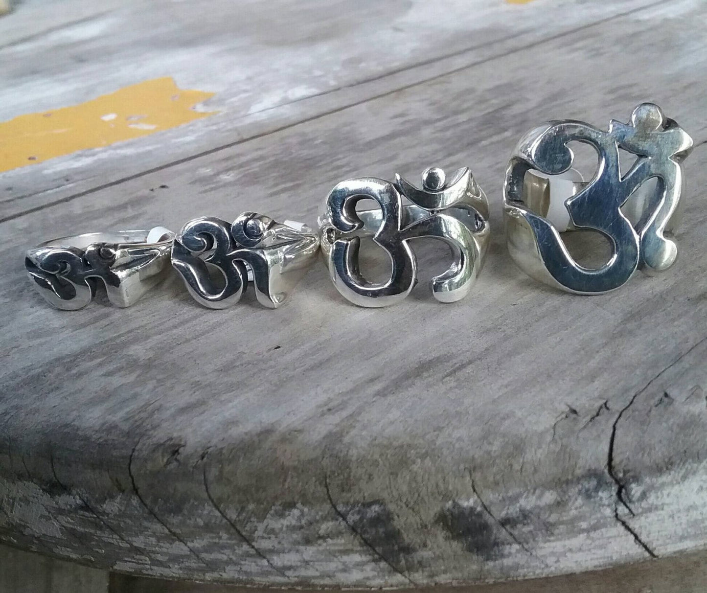OM ring,LARGE, solid sterling silver, yoga,spiritual,budda, hindu, boho,new age,handmade